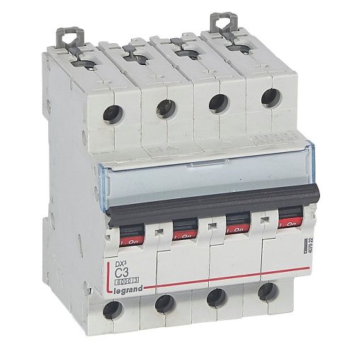 LEGRAND-407922 DX3 kismegszakító 4P C3 6000A/10kA