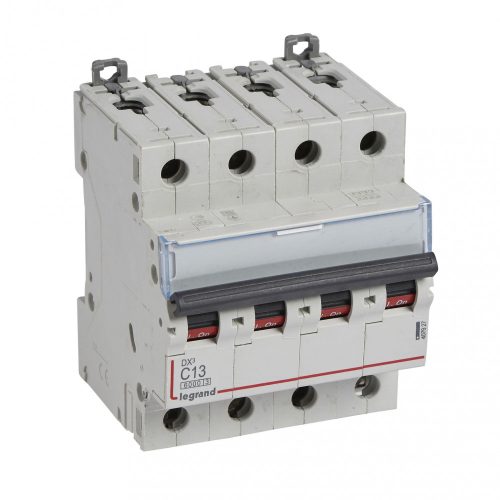 LEGRAND-407927 DX3 kismegszakító 4P C13 6000A/10kA