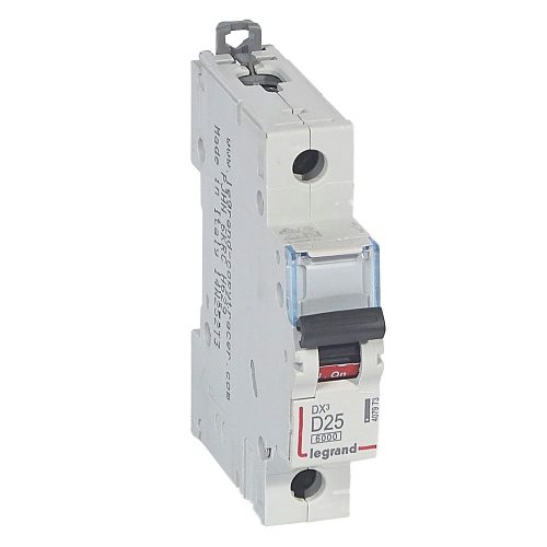 LEGRAND-407973 DX3 kismegszakító 1P D25 6000A/10kA