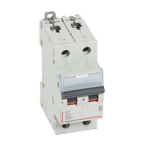 LEGRAND-408025 DX3 kismegszakító 2P D3 6000A/10kA