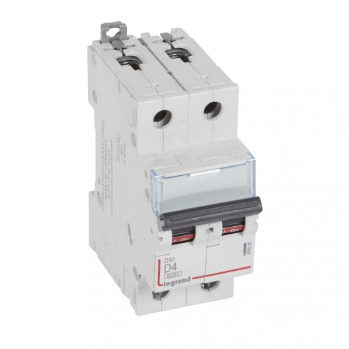 LEGRAND-408026 DX3 kismegszakító 2P D4 6000A/10kA