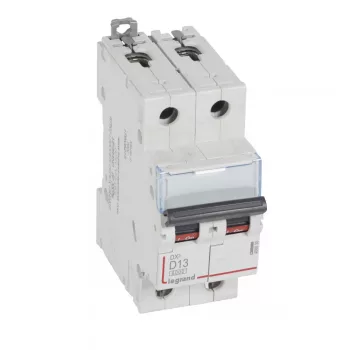 LEGRAND-408030 DX3 kismegszakító 2P D13 6000A/10kA