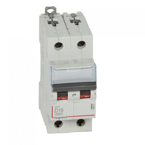 LEGRAND-408031 DX3 kismegszakító 2P D16 6000A/10kA
