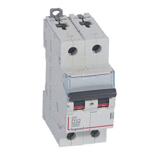 LEGRAND-408034 DX3 kismegszakító 2P D32 6000A/10kA