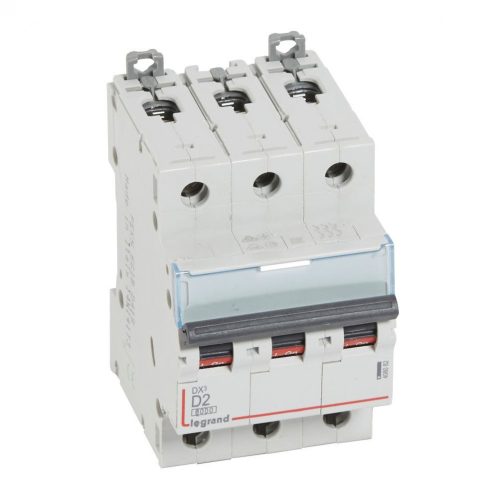 LEGRAND-408082 DX3 kismegszakító 3P D2 6000A/10kA