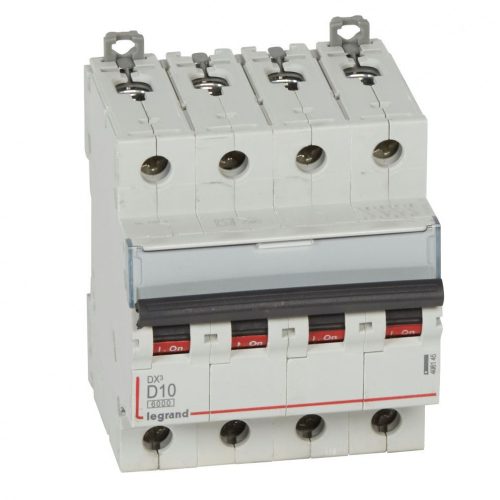 LEGRAND-408145 DX3 kismegszakító 4P D10 6000A/10kA