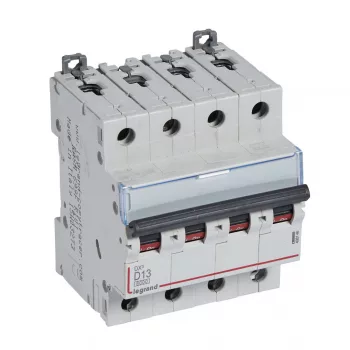 LEGRAND-408146 DX3 kismegszakító 4P D13 6000A/10kA