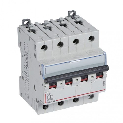 LEGRAND-408146 DX3 kismegszakító 4P D13 6000A/10kA