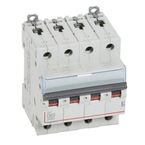 LEGRAND-408153 DX3 kismegszakító 4P D63 6000A/10kA