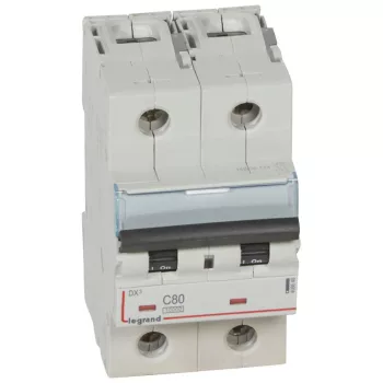 LEGRAND-408640 DX3 kismegszakító 2P C80 10000A/16kA