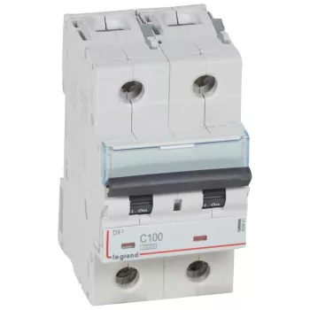 LEGRAND-408641 DX3 kismegszakító 2P C100 10000A/16kA