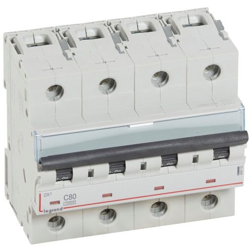 LEGRAND-408703 DX3 kismegszakító 4P C80 10000A/16kA