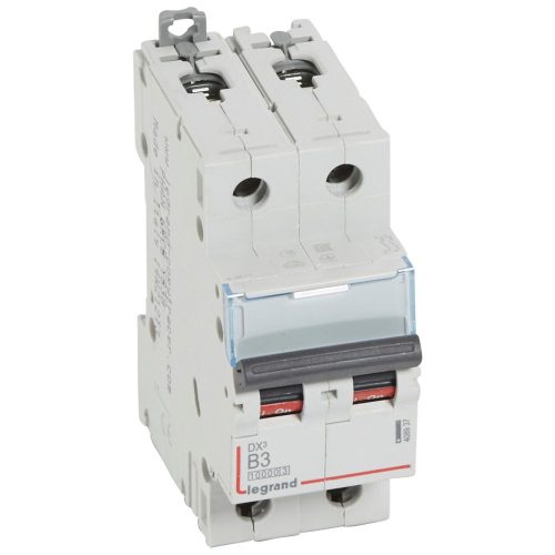 LEGRAND-408937 DX3 kismegszakító 2P B3 10000A / 16 kA
