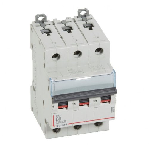 LEGRAND-408988 DX3 kismegszakító 3P B6 10000A / 16 kA