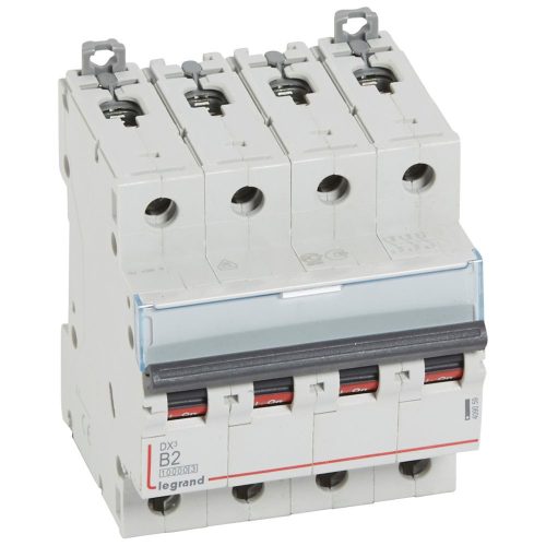 LEGRAND-409059 DX3 kismegszakító 4P B2 10000A / 16 kA