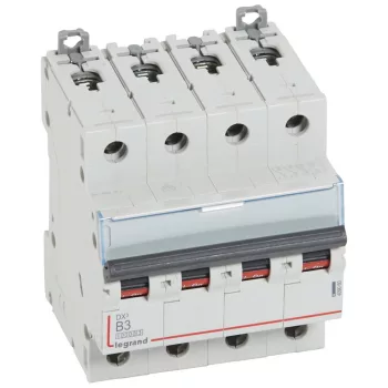 LEGRAND-409060 DX3 kismegszakító 4P B3 10000A / 16 kA