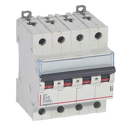 LEGRAND-409063 DX3 kismegszakító 4P B10 10000A / 16 kA