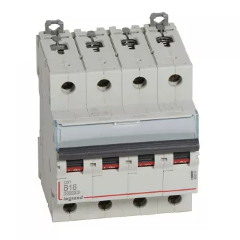LEGRAND-409065 DX3 kismegszakító 4P B16 10000A / 16 kA