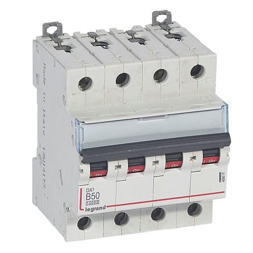 LEGRAND-409070 DX3 kismegszakító 4P B50 10000A / 16 kA