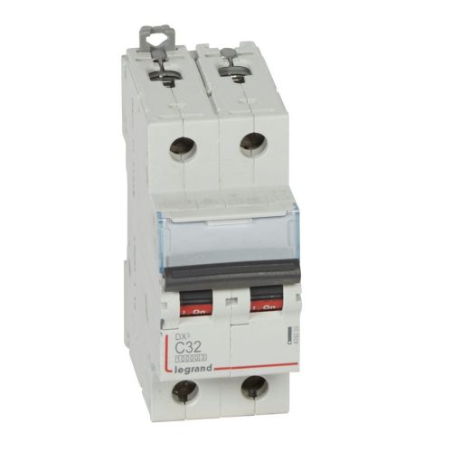 LEGRAND-409205 DX3 kismegszakító 2P C32 10000A / 16 kA