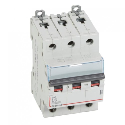 LEGRAND-409251 DX3 kismegszakító 3P C6 10000A / 16 kA