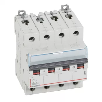 LEGRAND-409336 DX3 kismegszakító 4P C16 10000A / 16 kA
