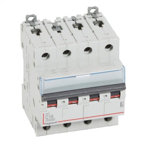 LEGRAND-409336 DX3 kismegszakító 4P C16 10000A / 16 kA