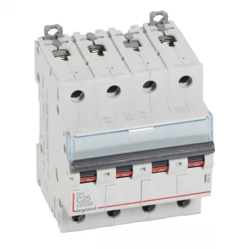LEGRAND-409338 DX3 kismegszakító 4P C25 10000A / 16 kA