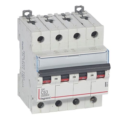 LEGRAND-409342 DX3 kismegszakító 4P C63 10000A / 16 kA