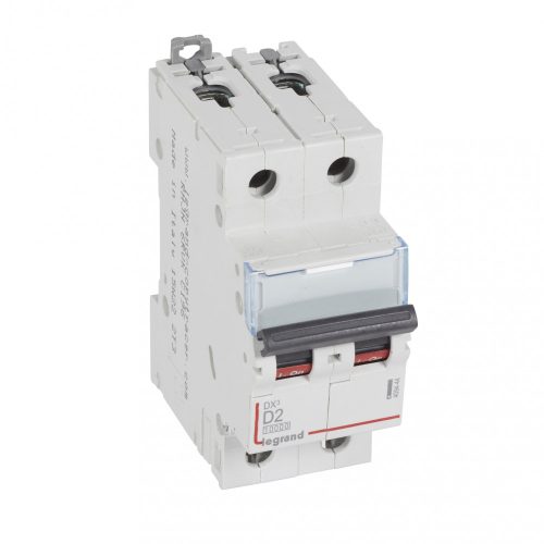LEGRAND-409444 DX3 kismegszakító 2P D2 10000A / 16 kA