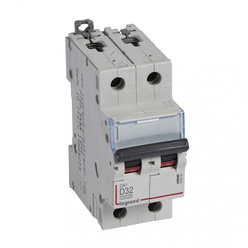 LEGRAND-409454 DX3 kismegszakító 2P D32 10000A / 16 kA