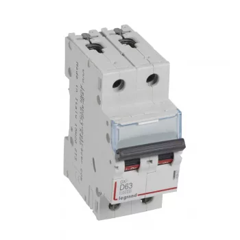 LEGRAND-409457 DX3 kismegszakító 2P D63 10000A / 16 kA