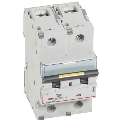 LEGRAND-409458 DX3 kismegszakító 2P D80 10000A/16kA