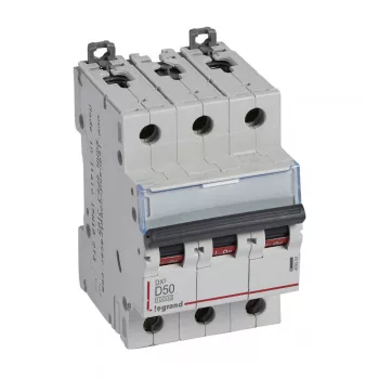LEGRAND-409504 DX3 kismegszakító 3P D50 10000A / 16 kA