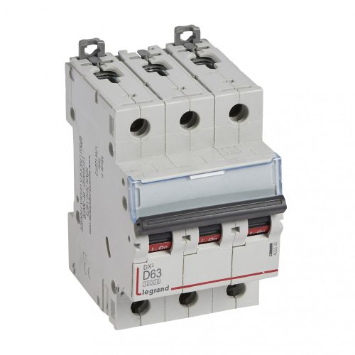 LEGRAND-409505 DX3 kismegszakító 3P D63 10000A / 16 kA