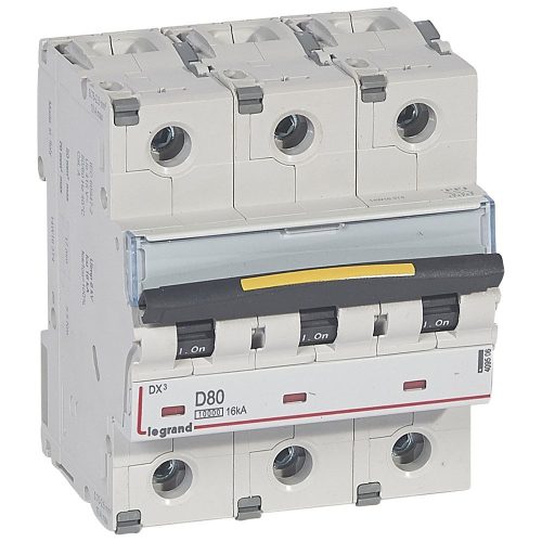 LEGRAND-409506 DX3 kismegszakító 3P D80 10000A/16kA