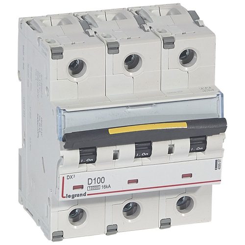 LEGRAND-409507 DX3 kismegszakító 3P D100 10000A/16kA