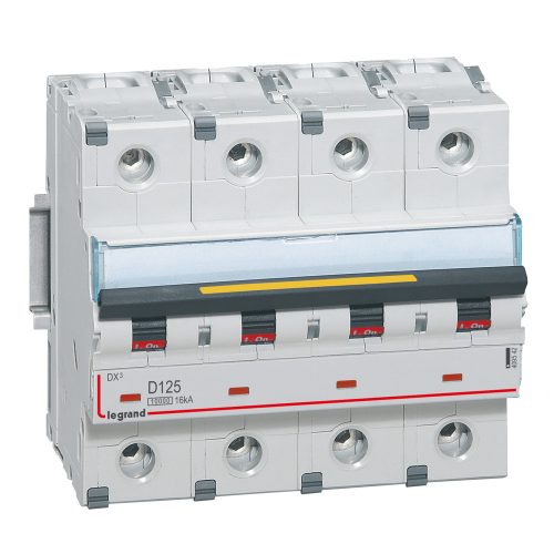 LEGRAND-409542 DX3 kismegszakító 4P D125 10000A/16kA