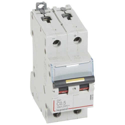 LEGRAND-409559 DX3-DC egyenáramú kismegszakítók 2P C0.5 16KA