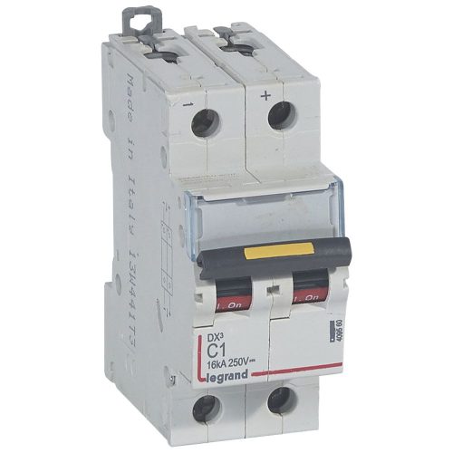 LEGRAND-409560 DX3-DC egyenáramú kismegszakítók 2P C1 16KA