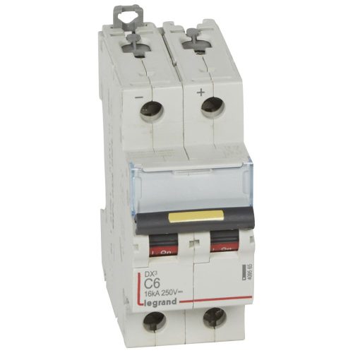 LEGRAND-409565 DX3-DC egyenáramú kismegszakítók 2P C6 16KA