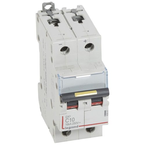LEGRAND-409567 DX3-DC egyenáramú kismegszakítók 2P C10 16KA
