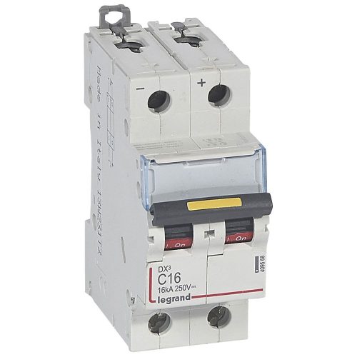 LEGRAND-409568 DX3-DC egyenáramú kismegszakítók 2P C16 16KA