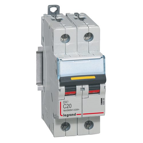 LEGRAND-409569 DX3-DC egyenáramú kismegszakítók 2P C20 16KA