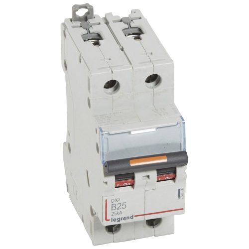 LEGRAND-409718 DX3 kismegszakító 25kA 2P 230/400V~ B25