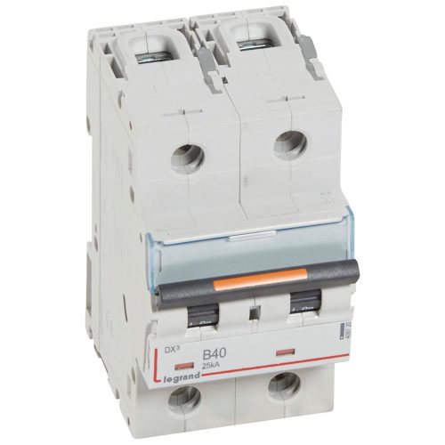 LEGRAND-409720 DX3 kismegszakító 25kA 2P 230/400V~ B40
