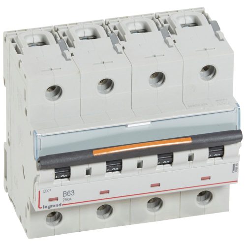 LEGRAND-409748 DX3 kismegszakító 25kA 4P 400V~ B63