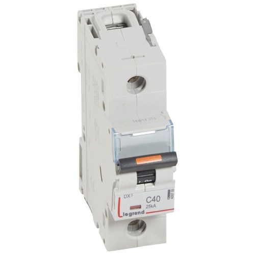 LEGRAND-409759 DX3 kismegszakító 25kA 1P 230/400V~ C40