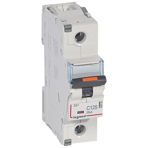 LEGRAND-409764 DX3 kismegszakító 25kA 1P 230/400V~ C125