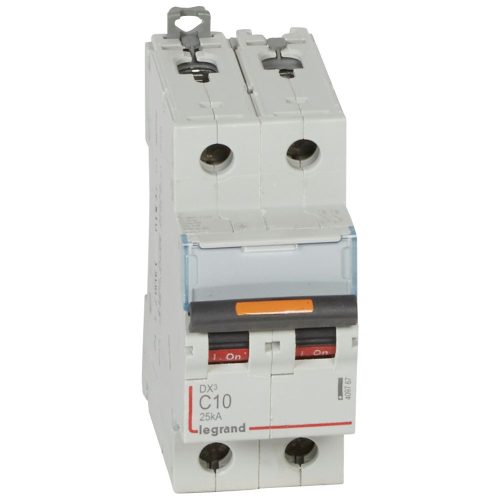 LEGRAND-409767 DX3 kismegszakító 25kA 2P 230/400V~ C10